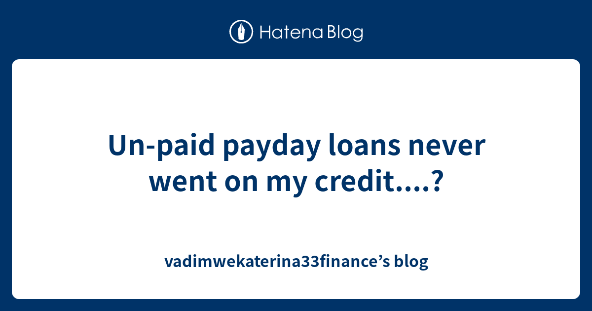 12m payday loans