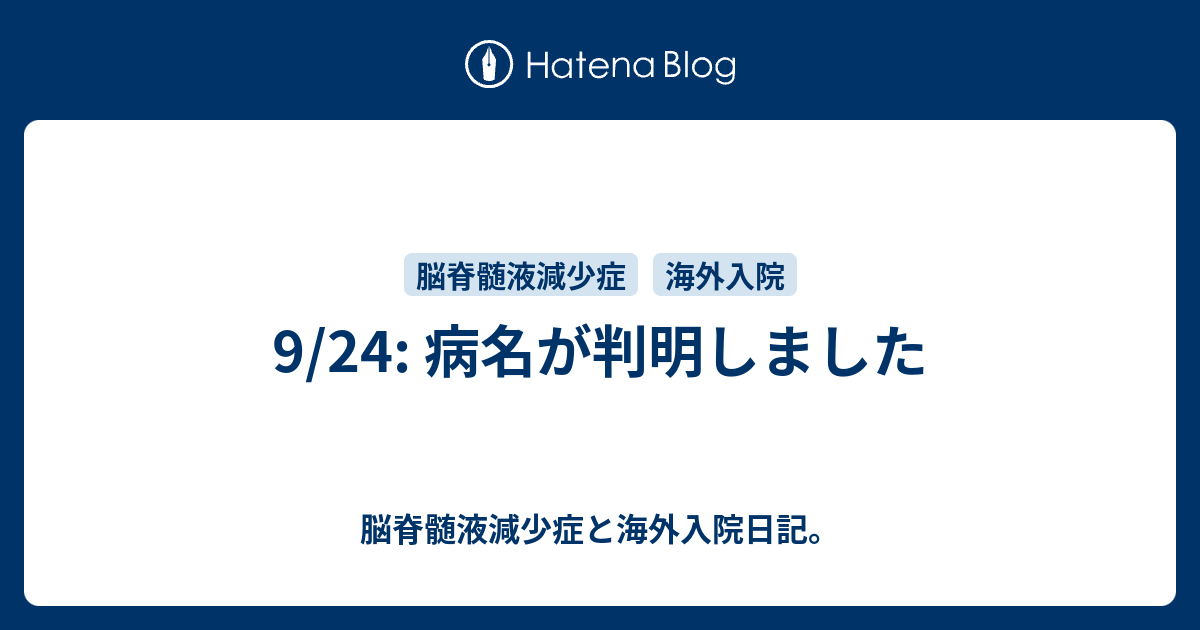 症 ブログ 脊髄 液 減少 脳