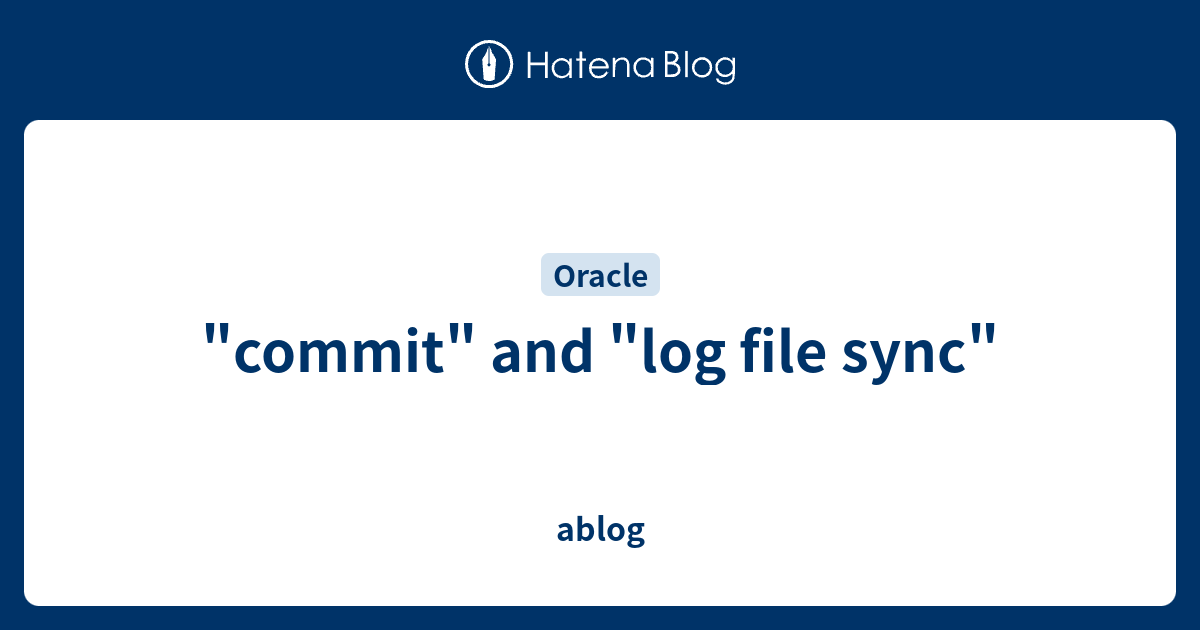 Log file sync oracle это