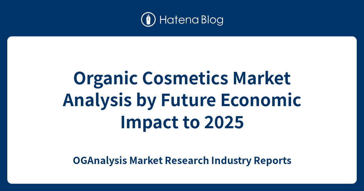 Organic Cosmetics Market Analysis by Future Economic Impact to 2025