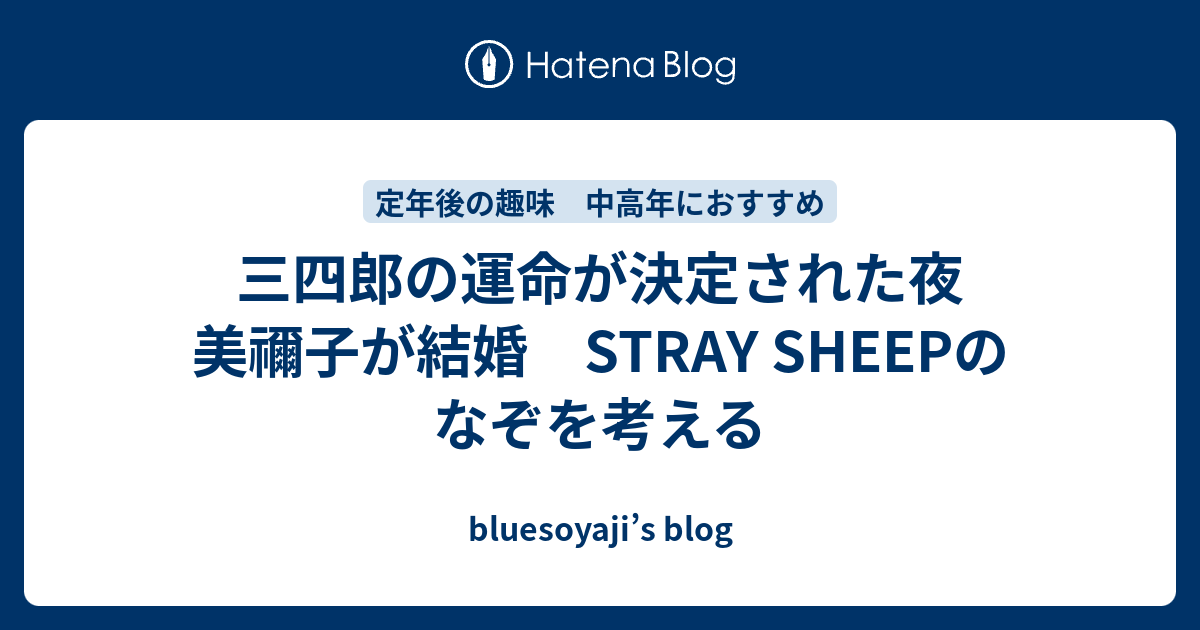 三四郎 ストレイシープ 論文