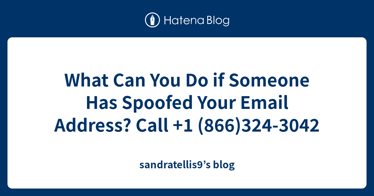 how do i know if my email has been spoofed