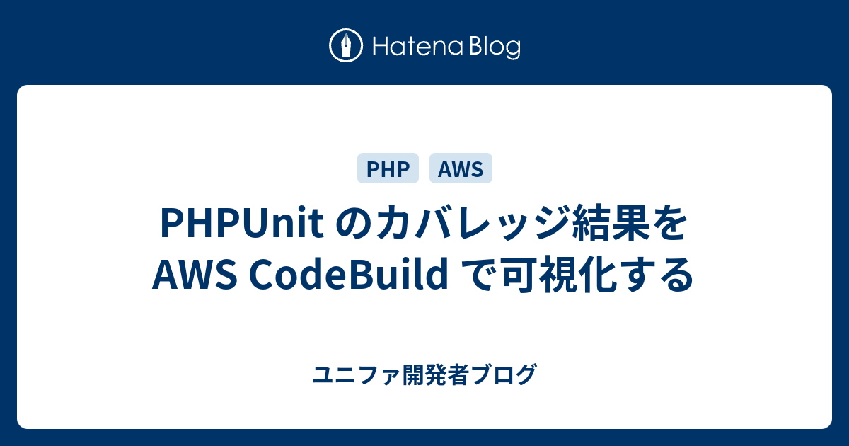 Phpunit aws codebuild 
