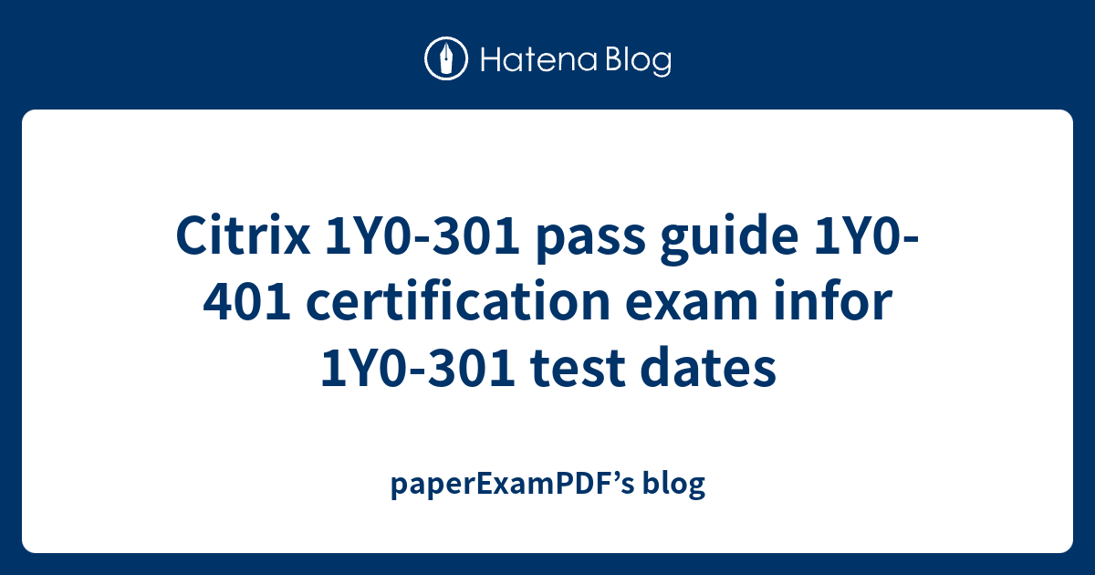 Exam 1Y0-440 Forum