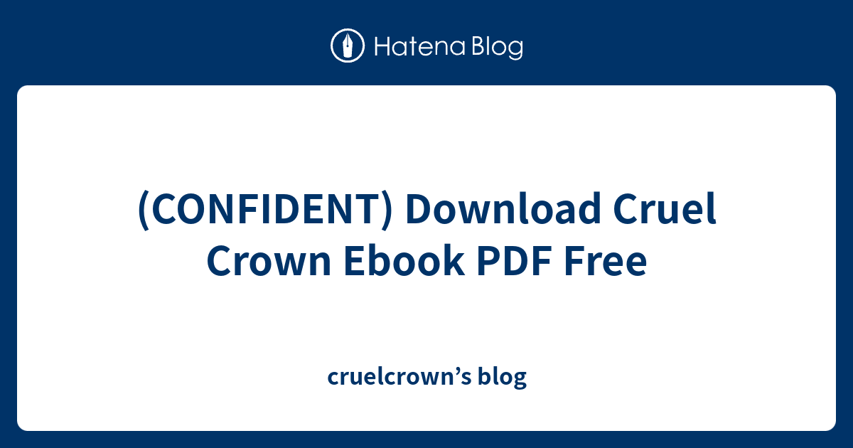 Cruel acts pdf free download free