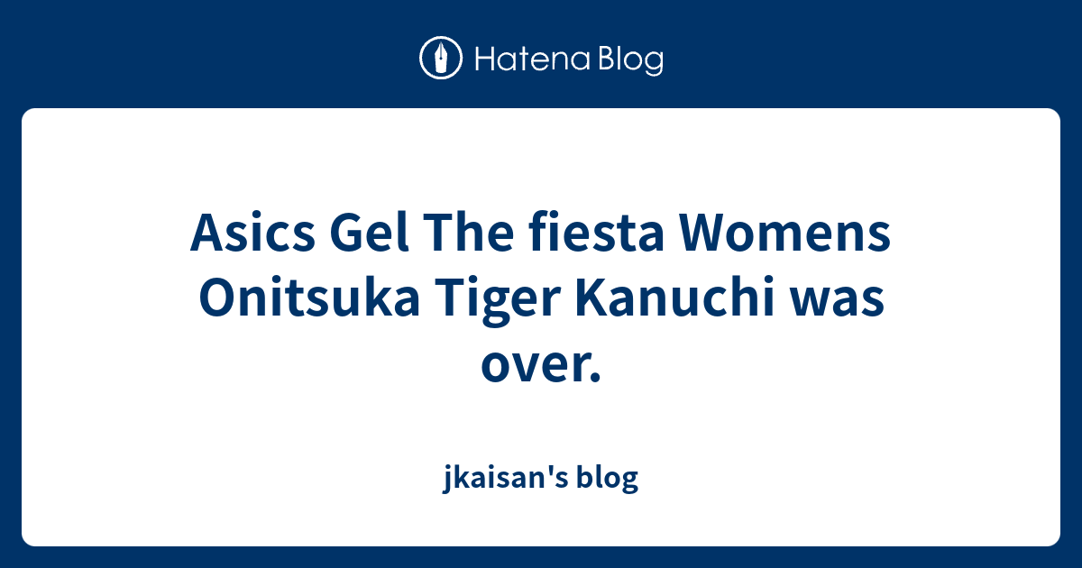 onitsuka tiger kanuchi