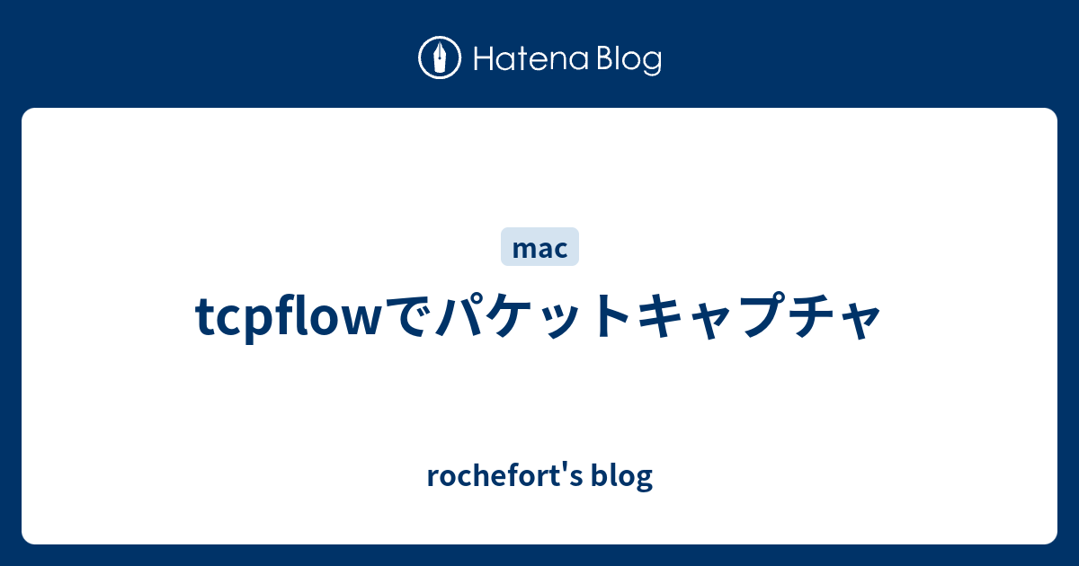 tcpflow-rochefort-s-blog