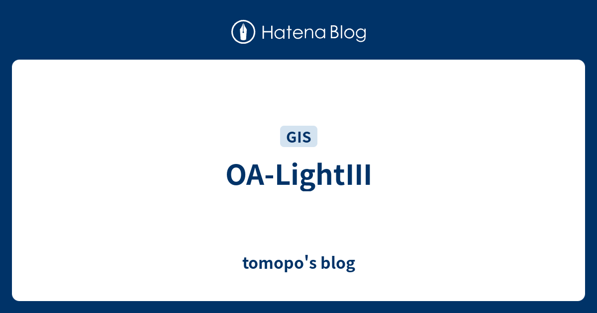 Oa Lightiii Tomopo S Blog
