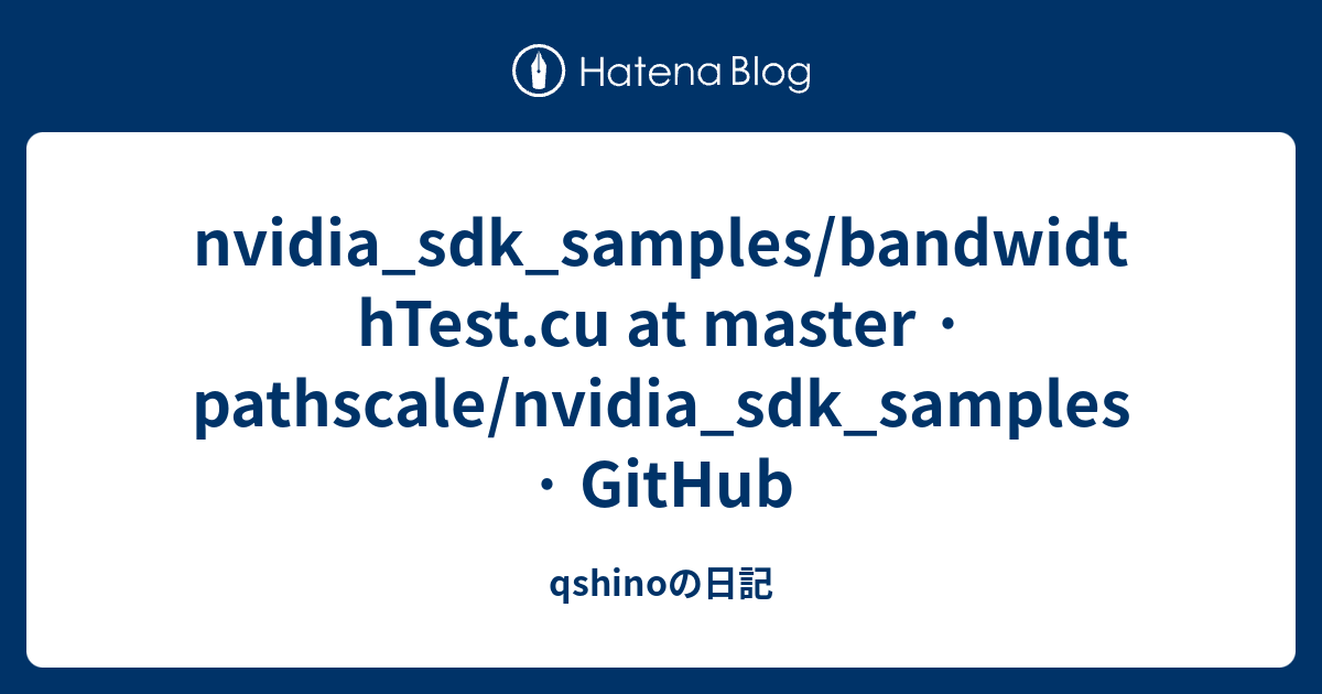 nvidia_sdk_samples/bandwidthTest.cu at master · pathscale/nvidia_sdk ...