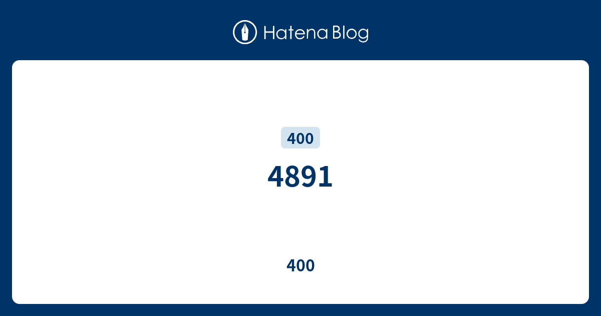 4891 - 400