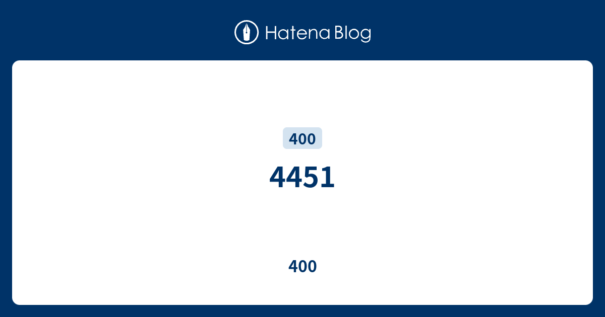 4451 - 400