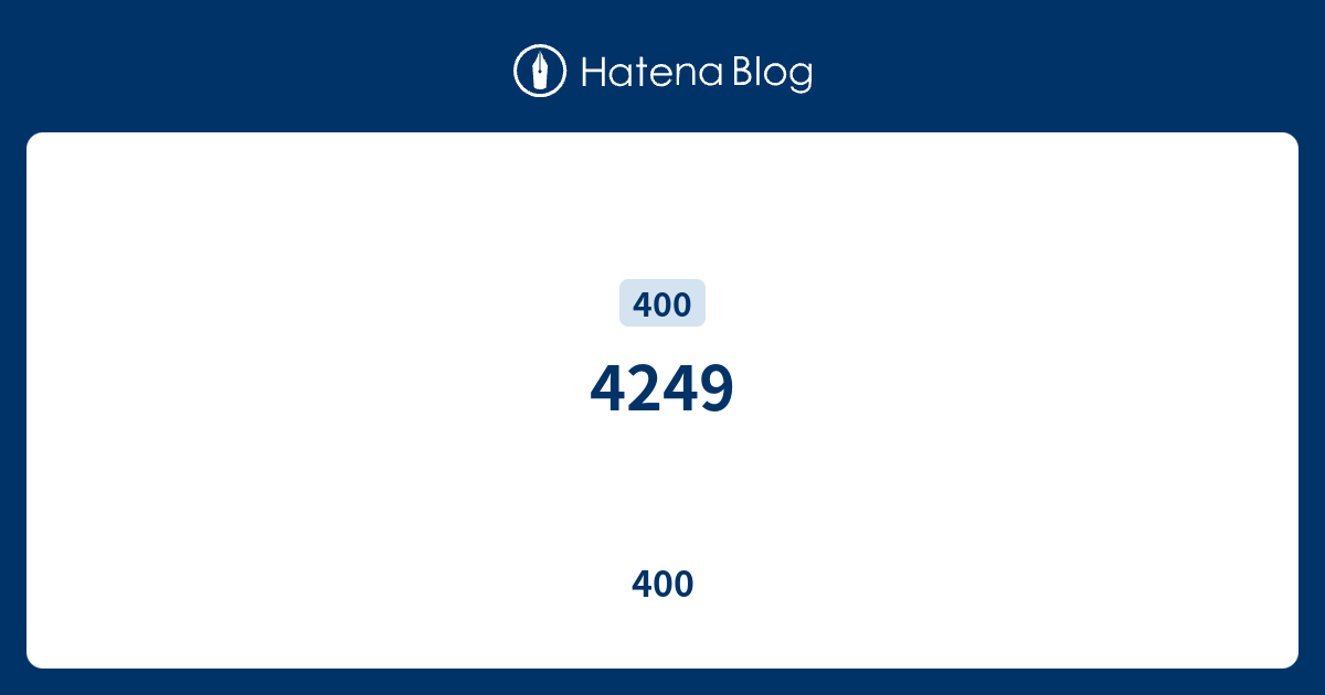 4249 - 400