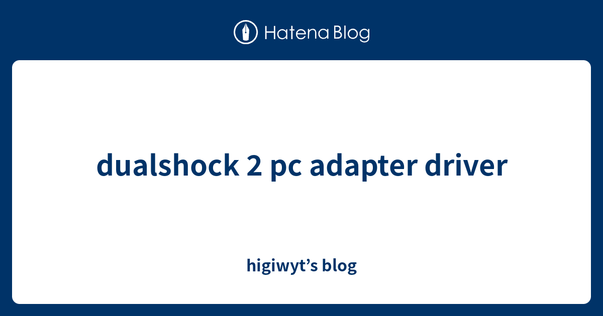 dualshock 2 pc adapter