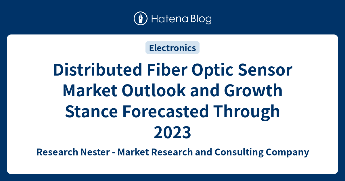 Distributed Fiber Optic Sensor Market Through 2023 - Research Nester ...