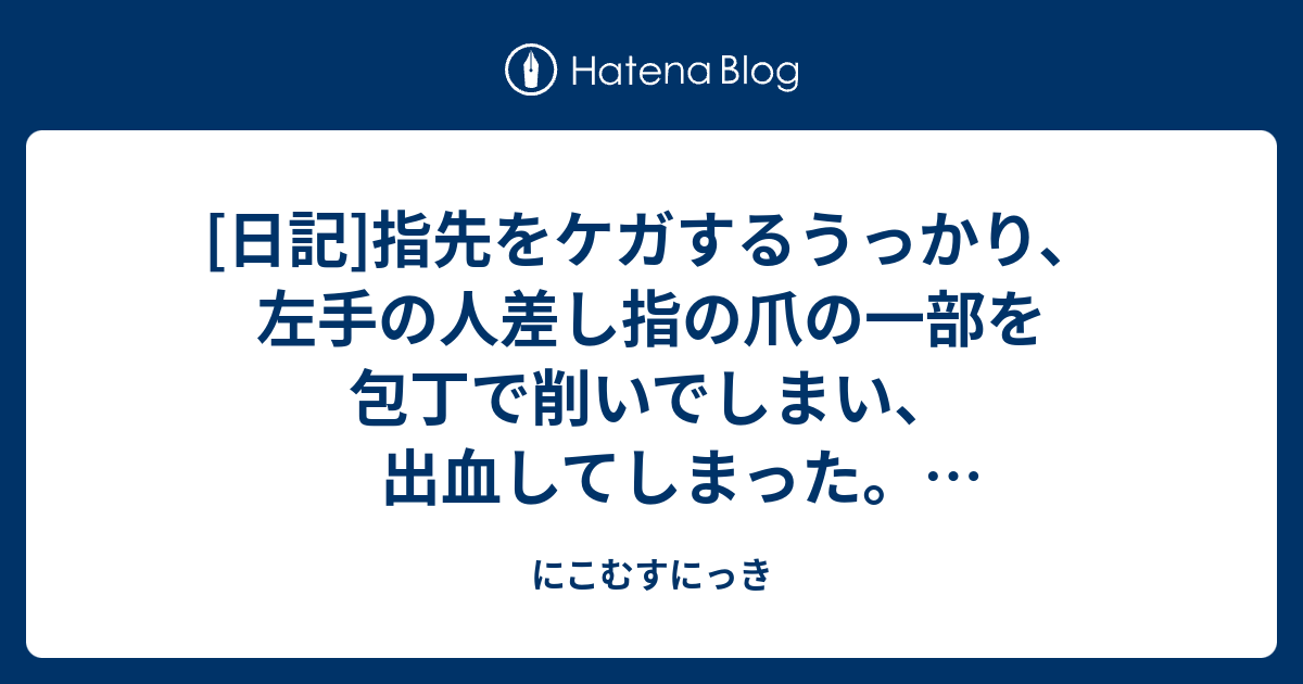 にこむすにっき