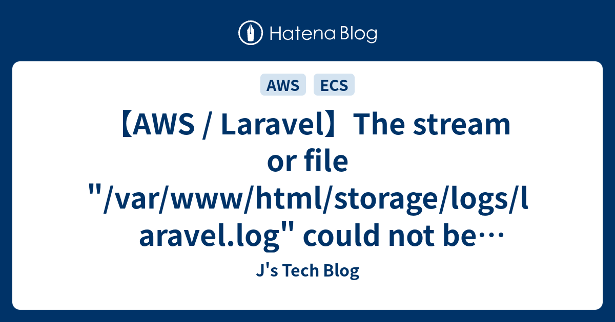 Laravel Exception: The stream or file could not be opened: failed to open  stream: Permission denied – TecAdmin