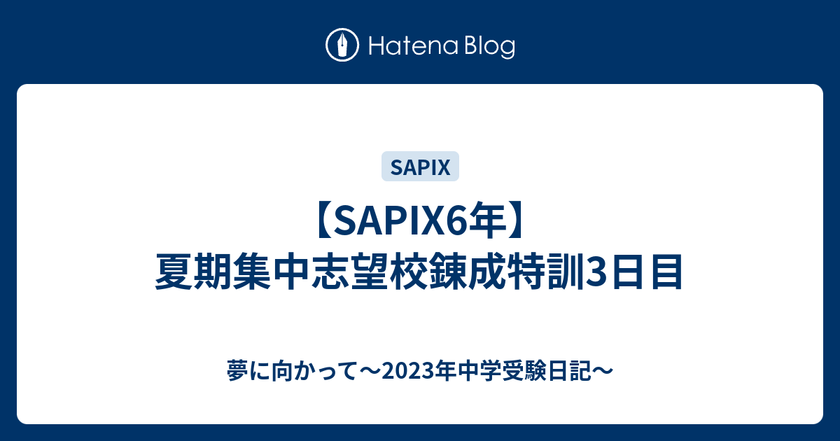 最新版SAPIX６年夏期集中志望校錬成特訓 ４教科全2025受験組 最新版SAPIX6年夏期集中志望校錬成特訓 4教科全2025受験組