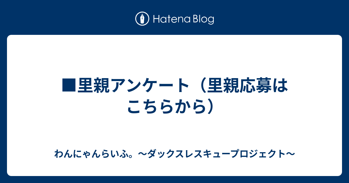 こちらの作品は里親さまが決まりました♪+fundacionsocialeducar.com