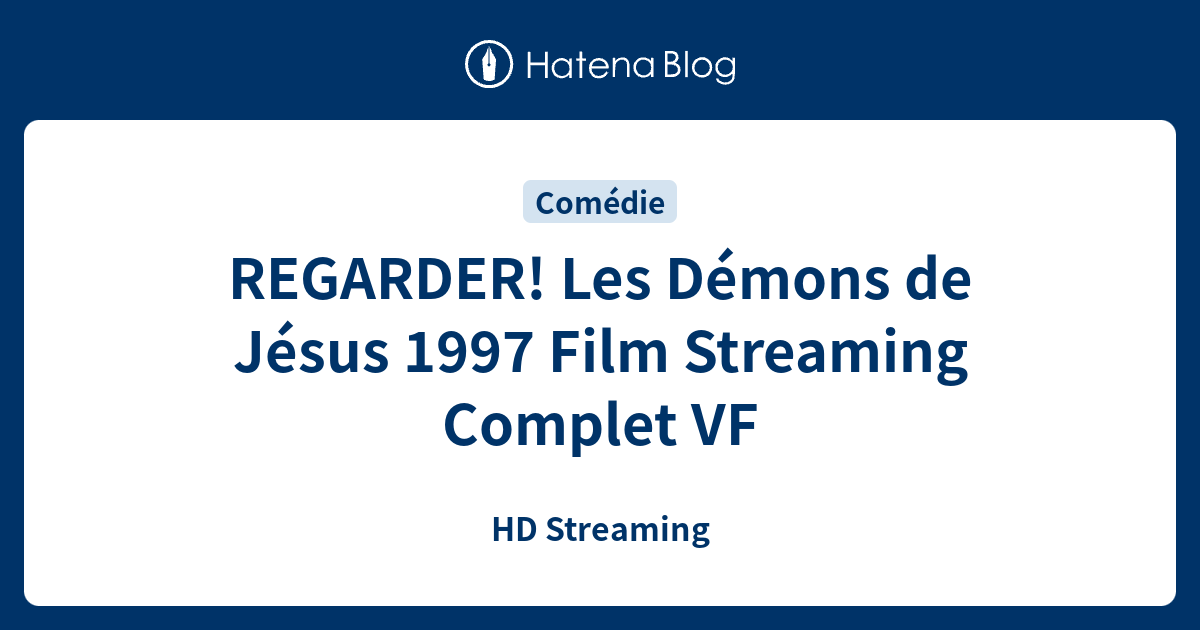 Les Demons De Jesus Streaming REGARDER! Les Démons de Jésus 1997 Film Streaming Complet VF - HD Streaming