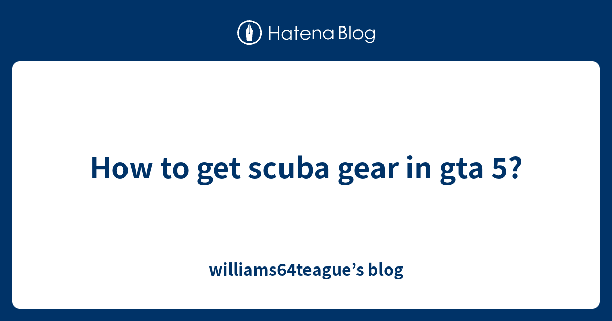 where to buy scuba gear gta 5 online