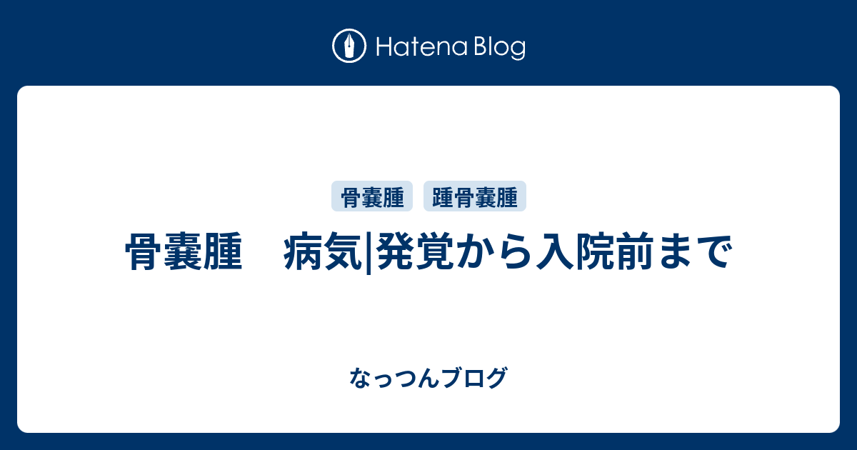 骨嚢腫 病気 発覚から入院前まで なっつんブログ