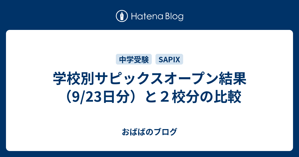 Ｐｒｅｍｉｕｍ Ｌｉｎｅ サピックス 6年生 学校別サピックスオープン