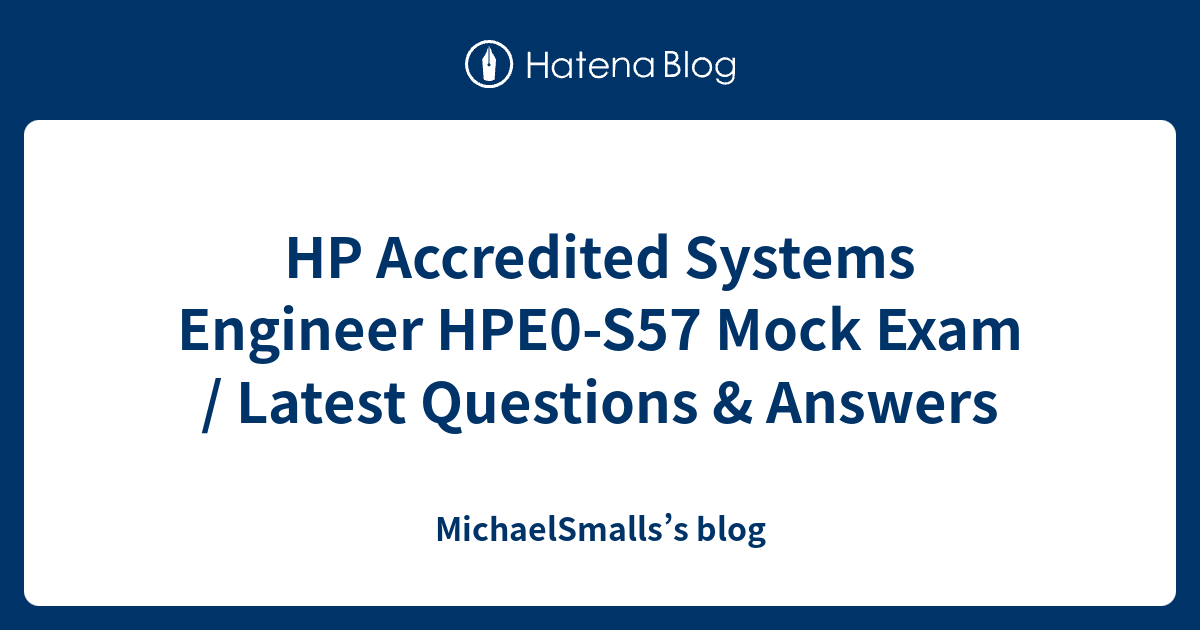 HPE0-S59 Zertifikatsfragen