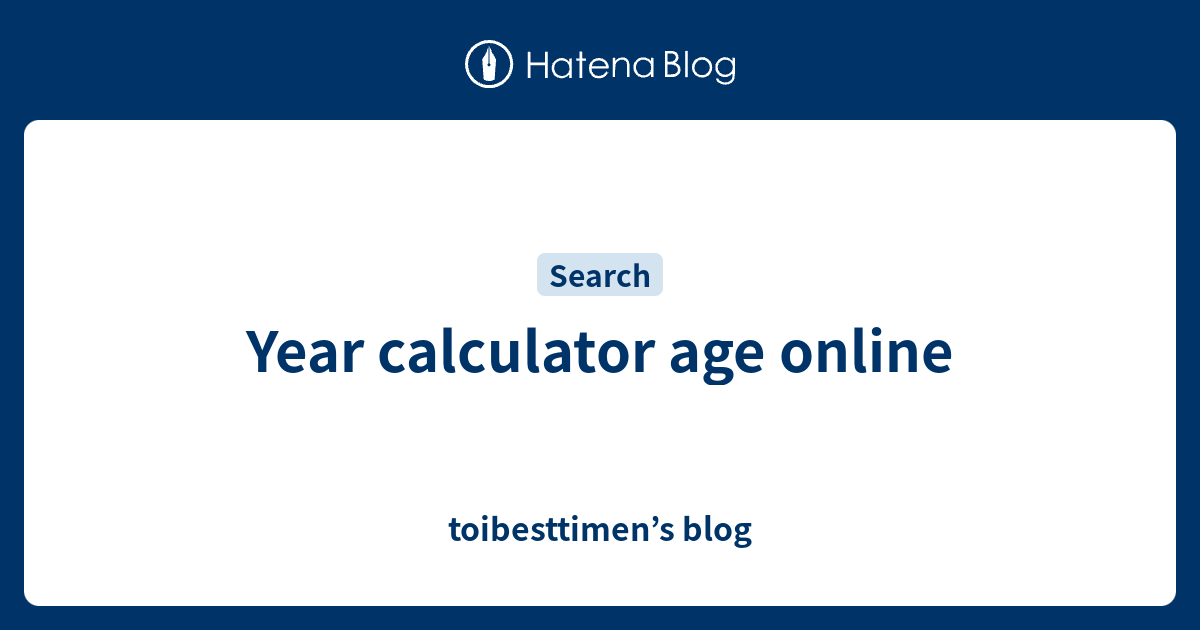 year calculator online