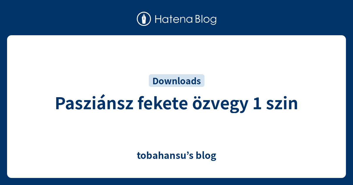 Fekete Ozvegy Egy Szin