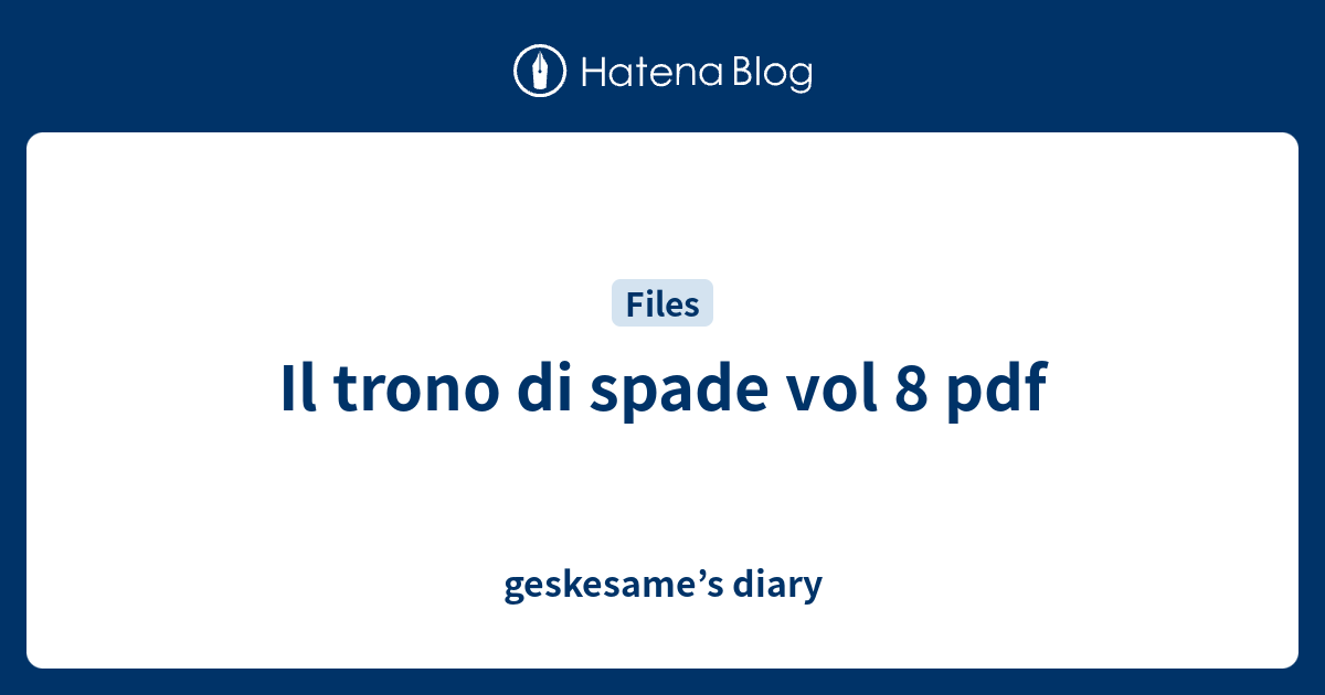 Il Trono Di Spade Vol 8 Pdf Geskesame S Diary