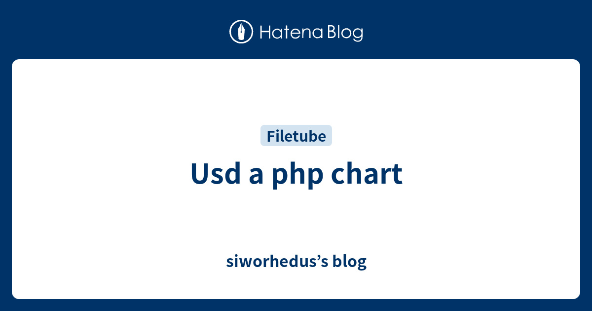 Usd a php chart siworhedus’s blog