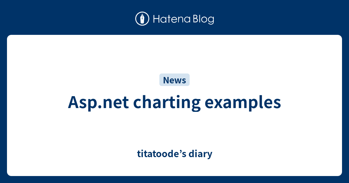 Asp.net charting examples - titatoode’s diary