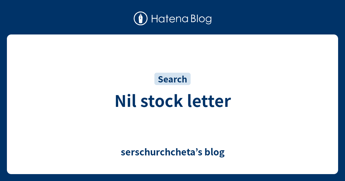 Nil Stock