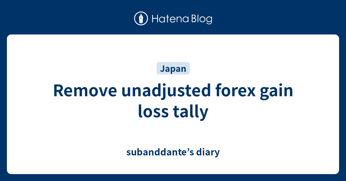 How to Transfer Unadjusted Forex Gain Loss in Tally – A Comprehensive Guide