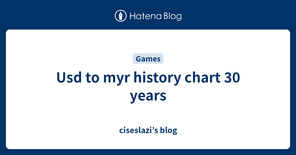 Usd To Myr History Chart 30 Years Ciseslazi S Blog