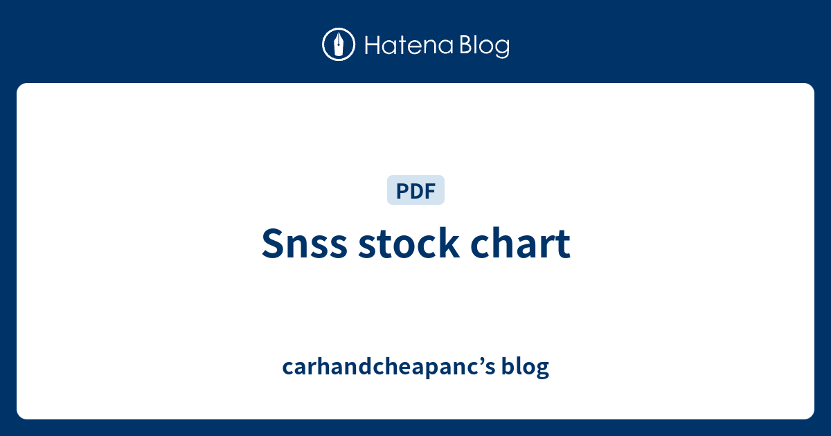 snss stock