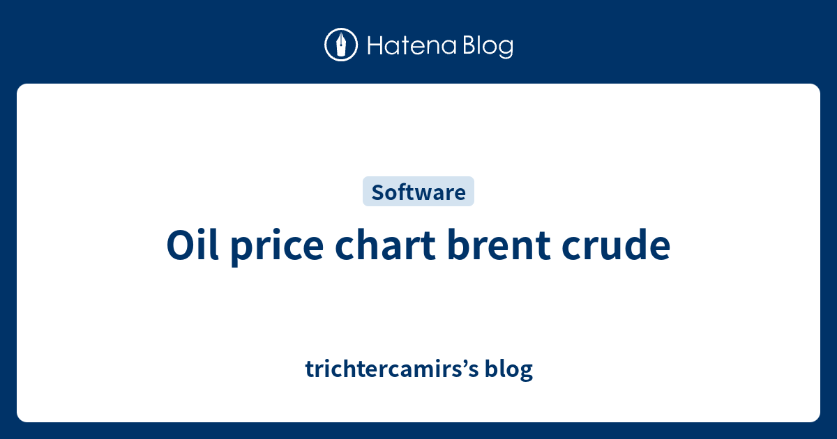 Oil price chart brent crude - trichtercamirs’s blog