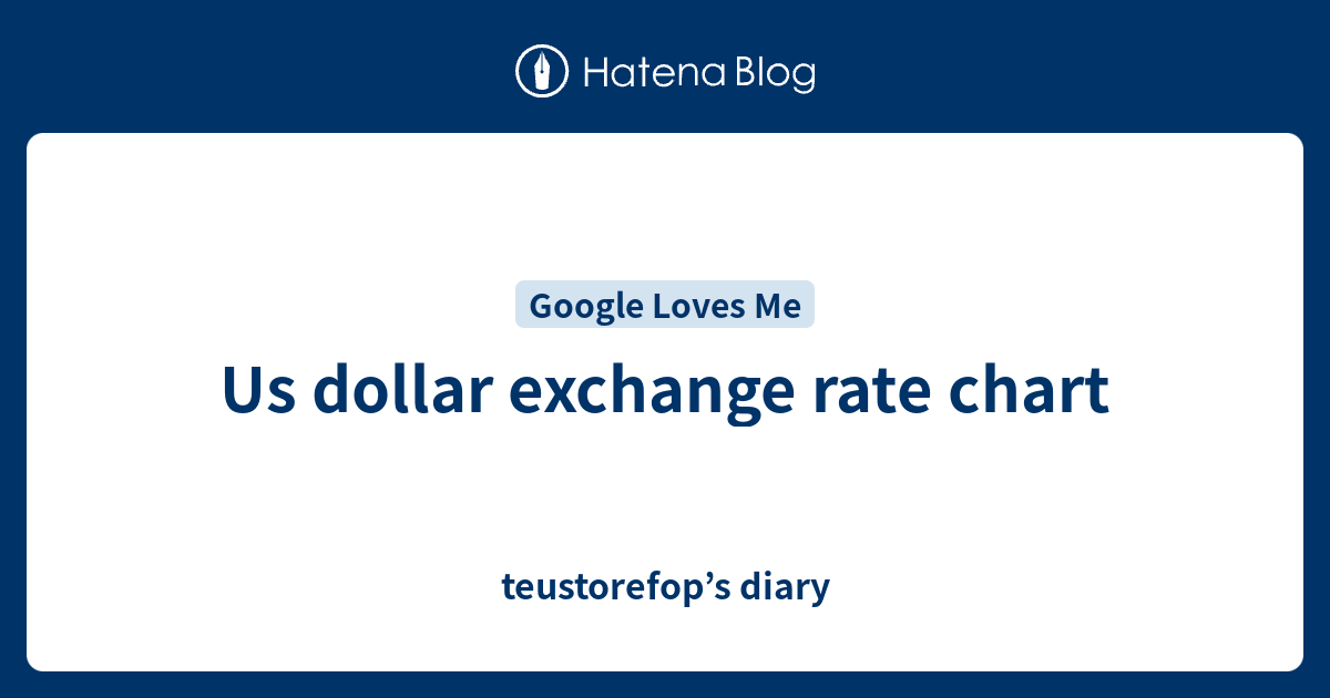Us dollar exchange rate chart teustorefop’s diary