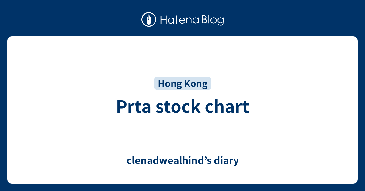 Prta Stock Chart - Clenadwealhind’s Diary