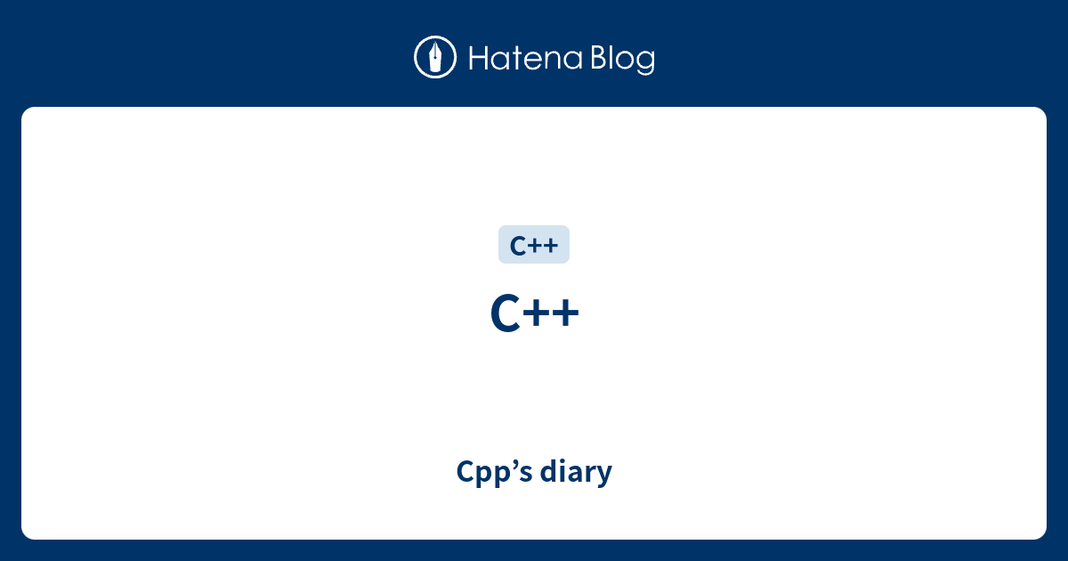 C++ - Cpp’s diary