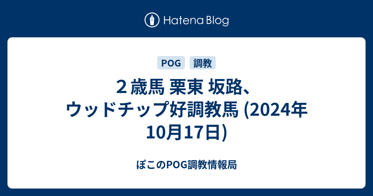 2歳 調教 cw 時計 コレクション