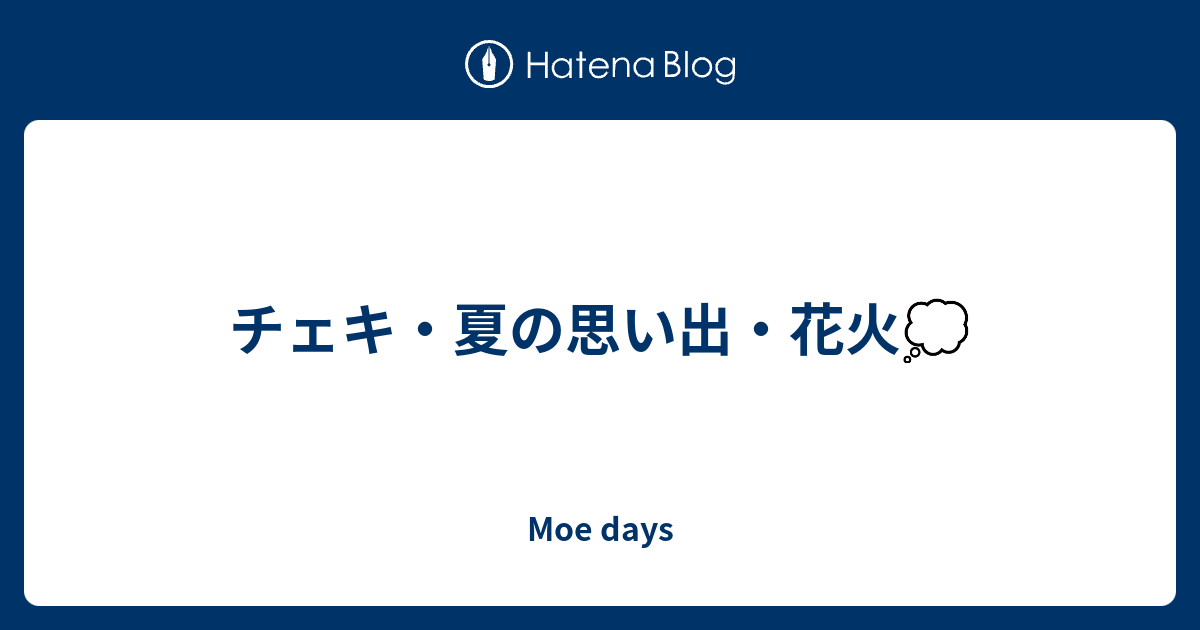 チェキ 夏の思い出 花火 新卒一年目 もえ日記始めました