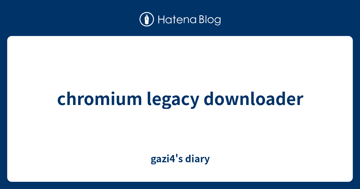 chromium legacy