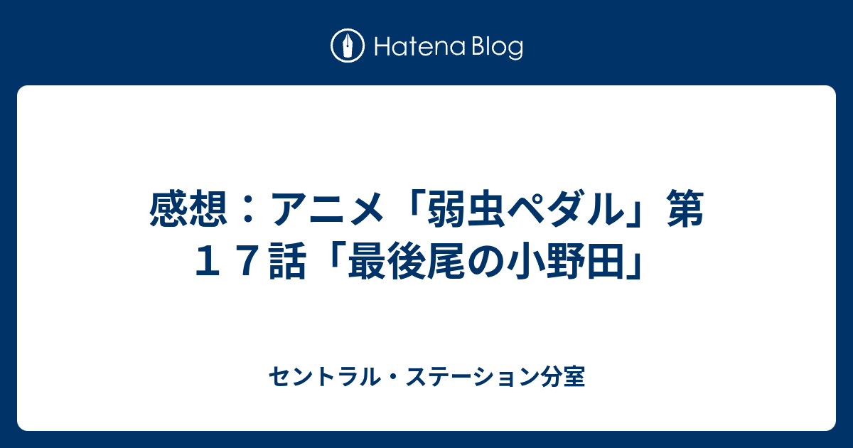 ぜいたく弱虫ペダル 感想 アニメ