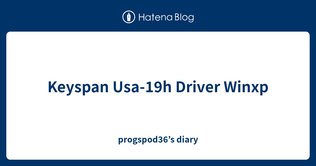 Keyspan Usa-19hs Mac Driver Download