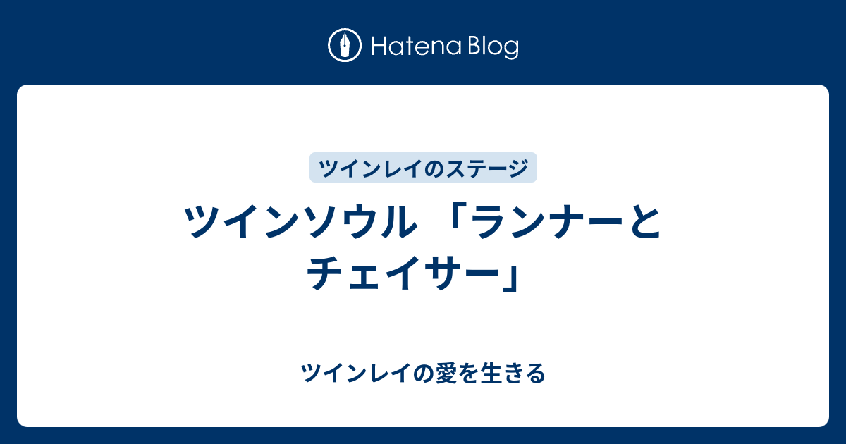 ツインソウル ランナーとチェイサー ツインレイの愛を生きる