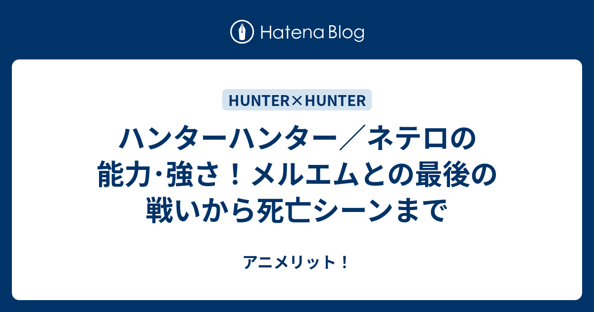 ネテロ最強 ネテロ会長、今考えても強さが異次元すぎる…【 ハンターハンター