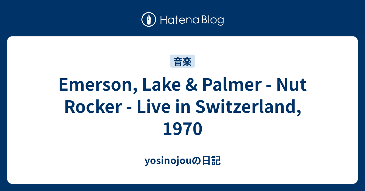 Emerson, Lake & Palmer - Nut Rocker - Live in Switzerland, 1970 ...