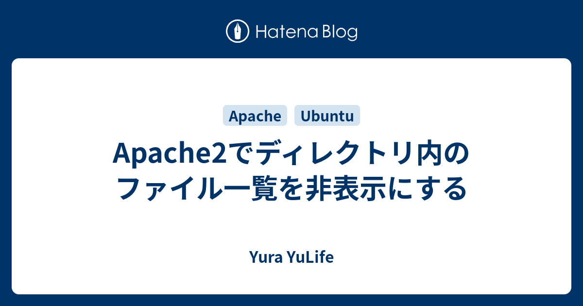 apache2-yura-yulife