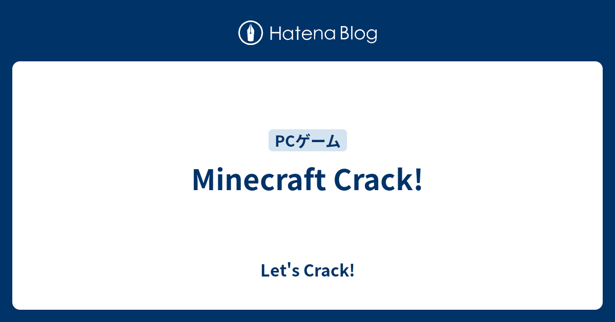 Minecraft Crack Let S Crack
